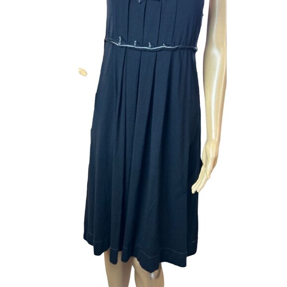 (5 for $25) Sophie Max Sleeveless Scoopneck Midi Dress in Black Size Size Small - Picture 8 of 10